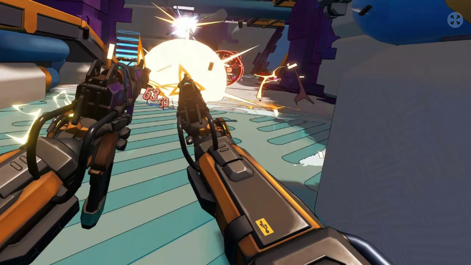 Roboquest VR gameplay