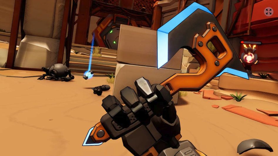 Roboquest VR gameplay